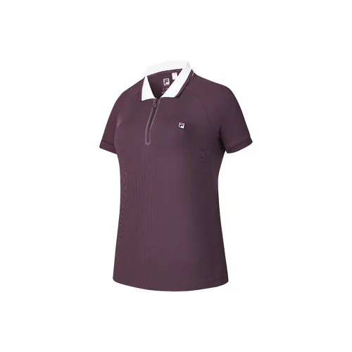 FILA Polo Shirts Women's Dark Coffee Brown