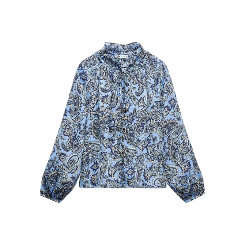 ZARA Shirts Women's Blue-0