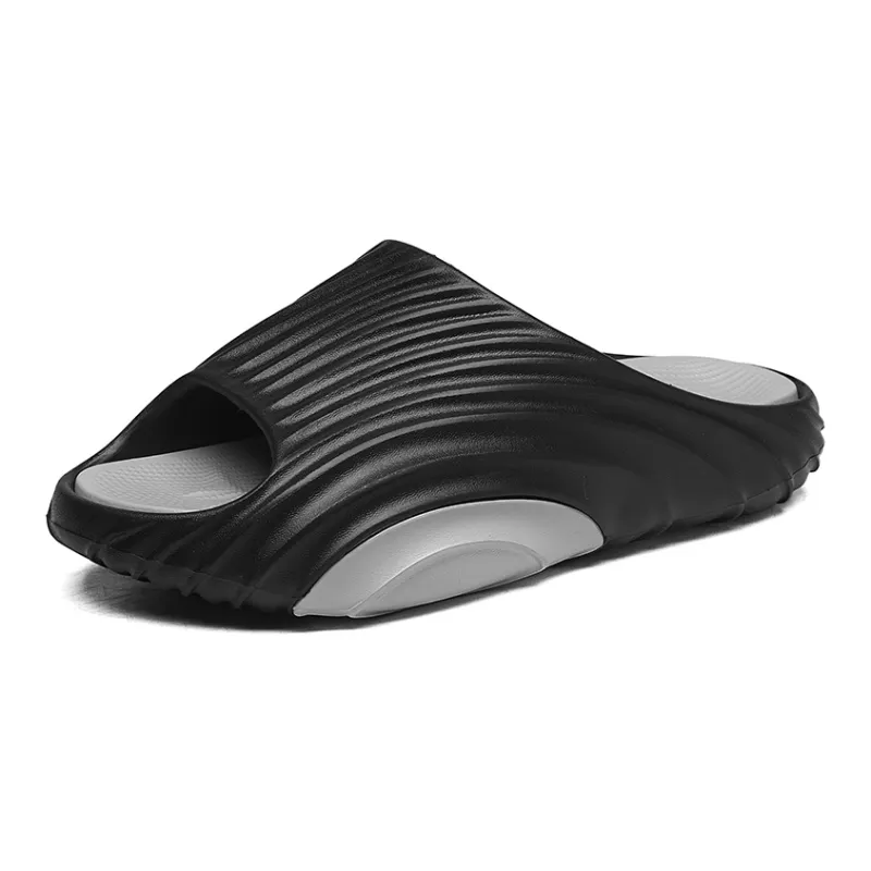 BEAR UNION Home Slippers Black Orange-5