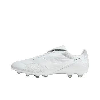 Nike Premier 3 FG Rubber Long Studs Anti Slip Wear Resistant Soccer Shoes Men's White