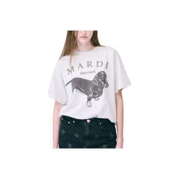 MARDI MERCREDI T-Shirt Women's Oatmeal Gray-Brown