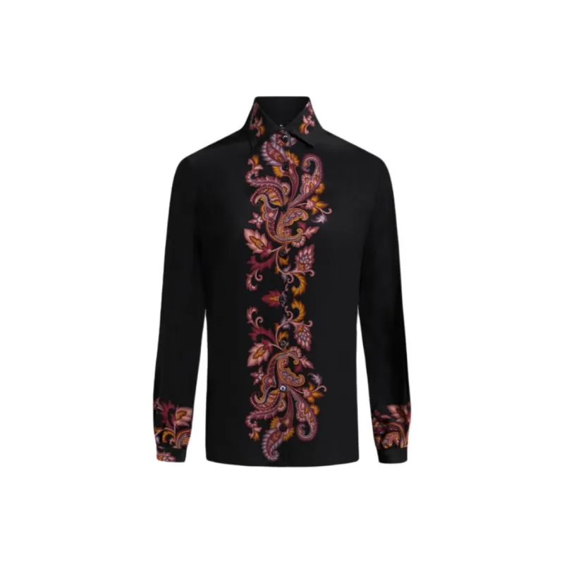 ETRO Paisley Printed Long Sleeved Blouse-0
