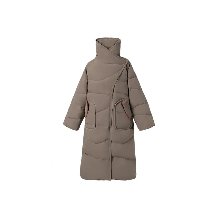 LiNing Sports Fashion Collection Down Jackets Women's Walnut Brown-0