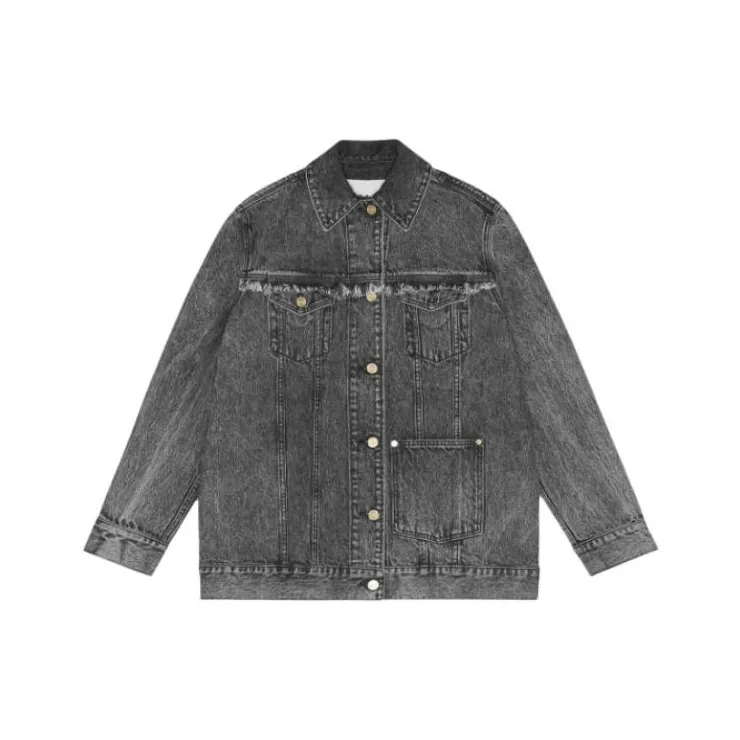 GANNI Buttoned Denim Jacket-0