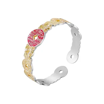Nine Music 999 Fine Silver Bangles Unisex