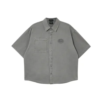 JACK JONES· Shirt Men's C47 Lime Gray