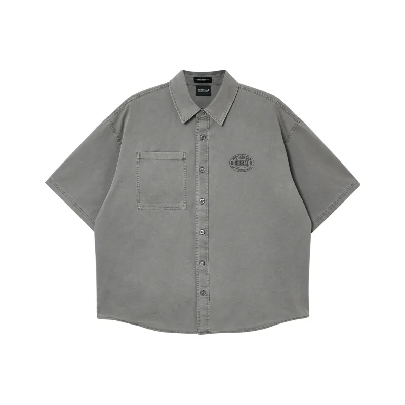 JACK JONES· Shirt Men's C47 Lime Gray-0