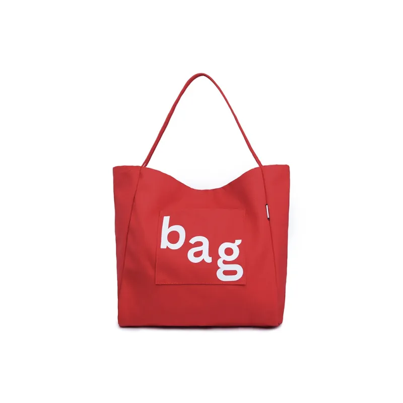 Yalu Canvas Tote Bag, Shoulder Bag Unisex Multicolor-8