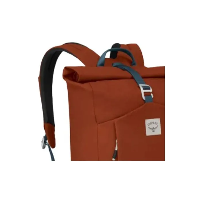 OSPREY Recycled Polyester Backpack Unisex Brick Red-4
