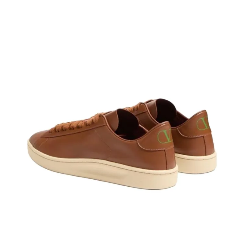 Valentino Royco Low Top Skateboard Shoes Men's Tobacco Brown-3