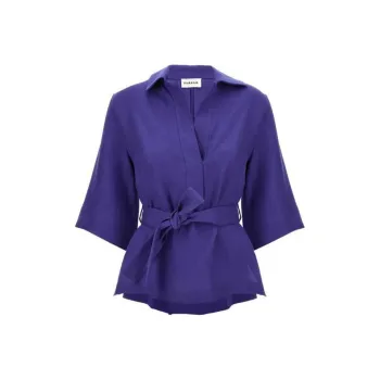 PAROSH Shirts Women's Purple