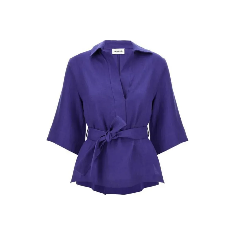 PAROSH Shirts Women's Purple-0