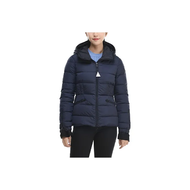 Moncler Down Jackets Women's Navy Blue-0