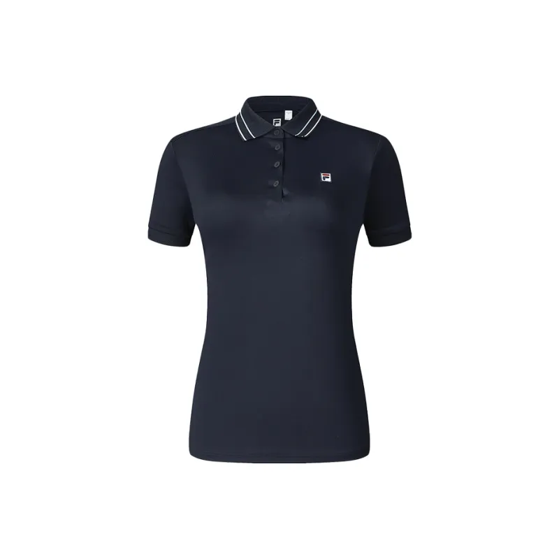 FILA Polo Shirt Women's RD Royal Blue-0