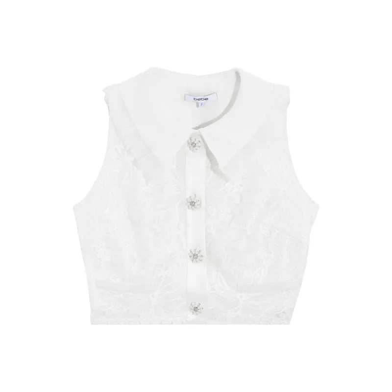 Bebe SS24 Shirt Women's Raw White-0