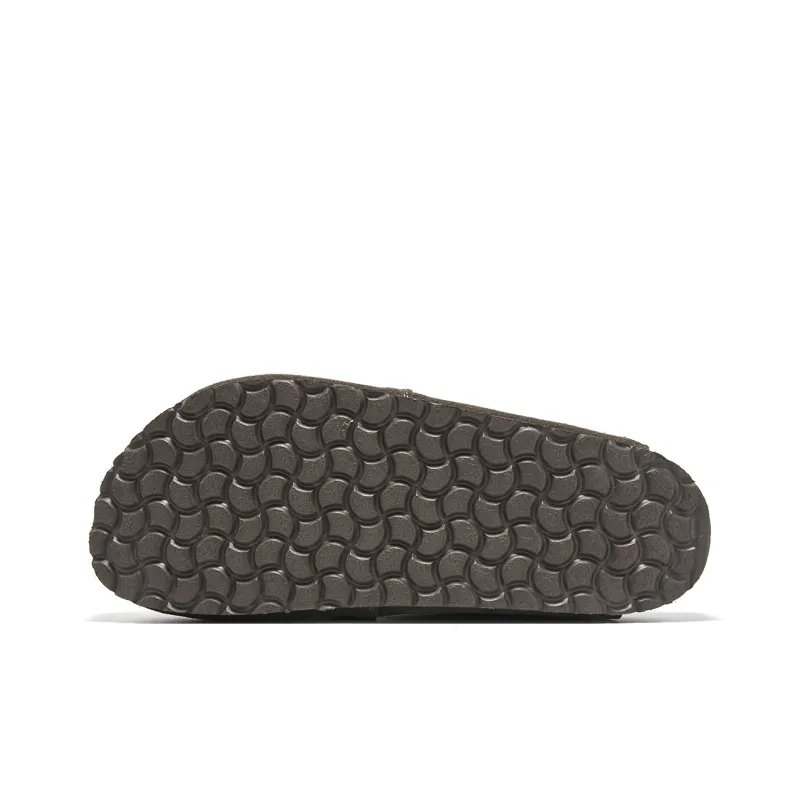 HD Quiet Abrasion Resistant Slip Resistant Closed Toe Slippers Men's Coffee-9