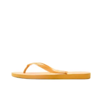 Havaianas x ZARA Rubber Sole Abrasion Resistant Flip Flops Men's Yellow