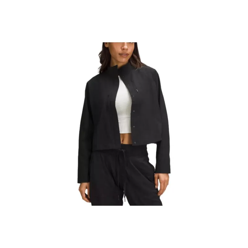Lululemon WovenAir™ WovenAir™ Fabric Snap-Front Jacket Jackets Coats Women's Palm Color-1