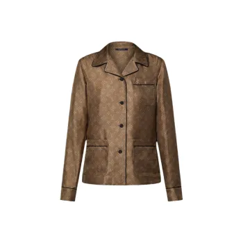 LOUIS VUITTON Inverted Mahina Pajama Shirt
