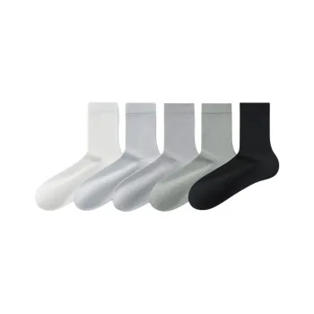 Temooues Mid Calf Socks Men's 5 Pack