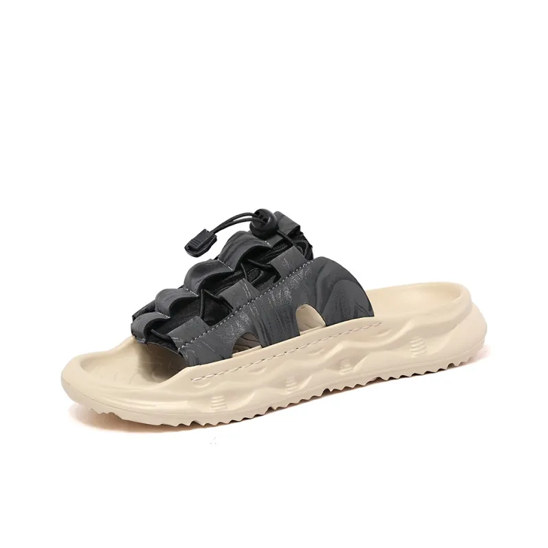 ROBINHOOD Slip Resistant Quiet Slide Slippers Men's Box Included-2