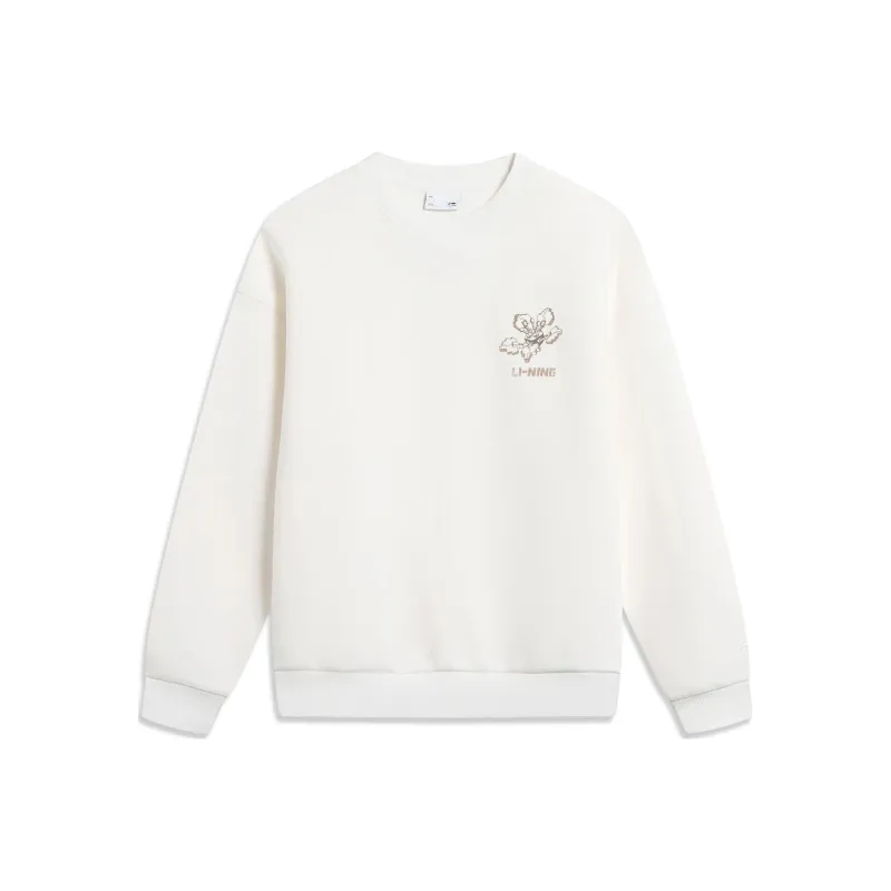 LiNing Sports Life Collection Sweatshirt Women's Ivory-0