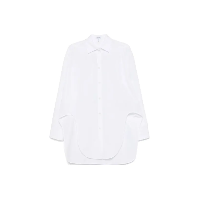 LOEWE Long Sleeve Shirt 'White'-0