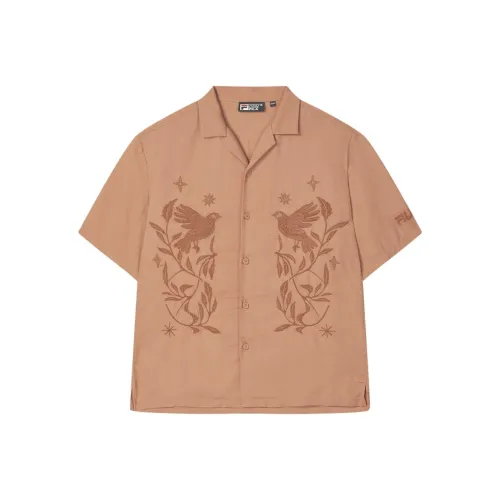 FILA SS25 Shirt Men's Dark Night Orange or