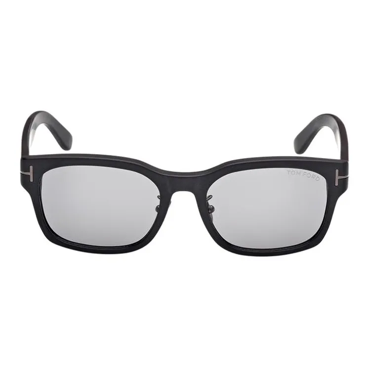 TF Plate Frame Square Sunglasses Unisex Black-1