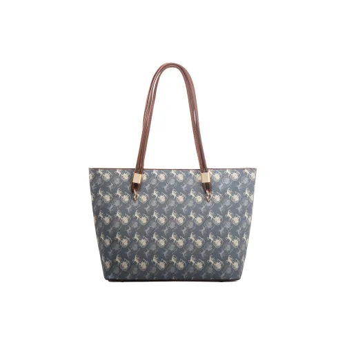 Bullrun Canvas Bag, Handbag, Shoulder Bag Women's Blue