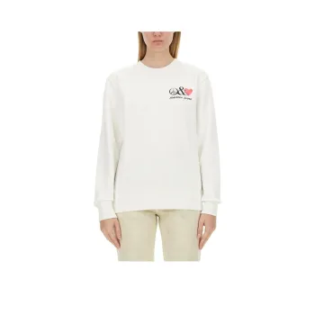 MOSCHINO Jeans Logo Printed Crewneck Sweatshirt