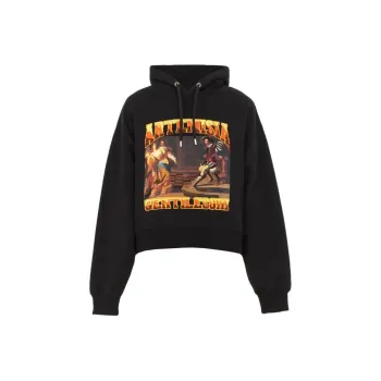 Chloé Graphic Printed Drawstring Hoodie