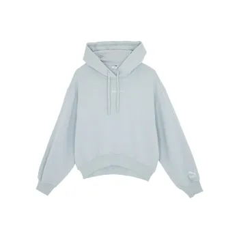 PUMA CLASSICS SLOUNGE GIRL HOODIE TR Sweatshirt Women's Platinum Gray