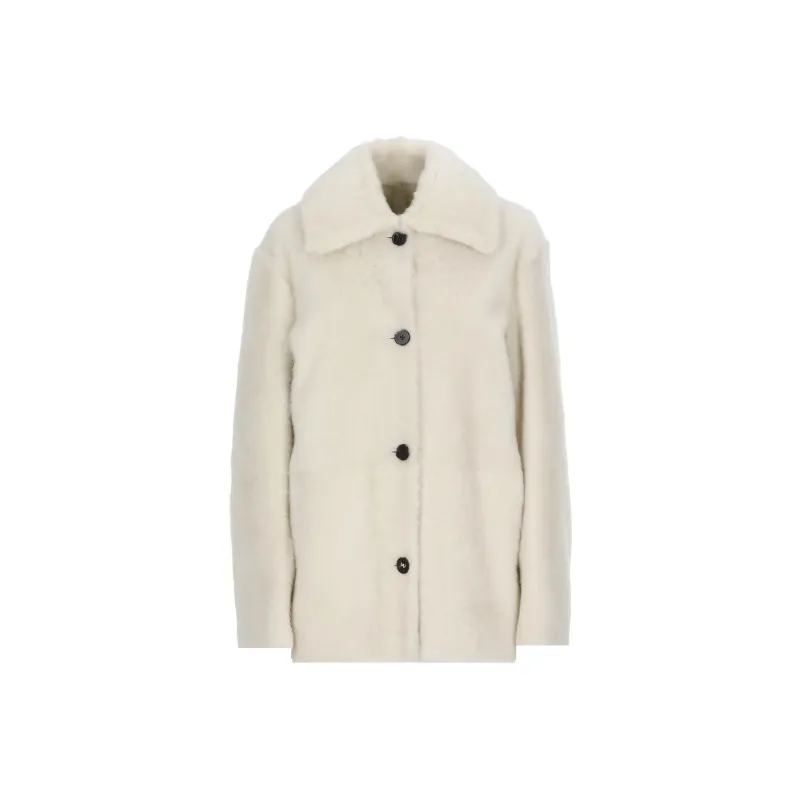 JIL SANDER Reversible Shearling Jacket-0
