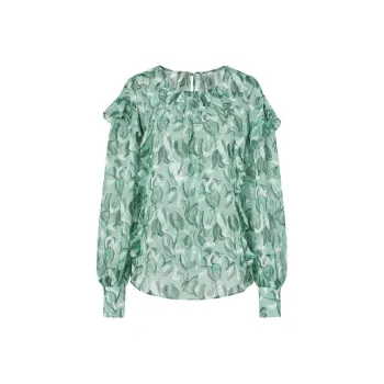 JZ Juzui Flower Grass Green Women's