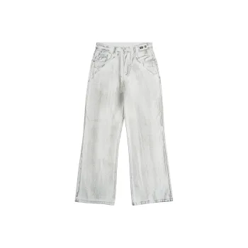 FCB ARCELONA Jeans Men's Dirty White