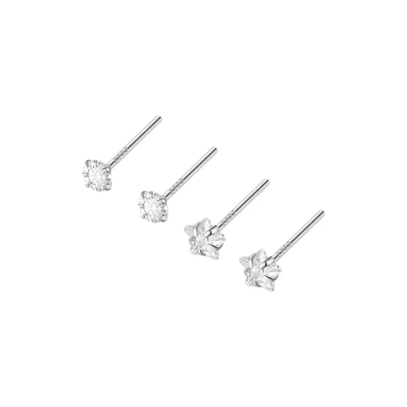 Daisy Dream 999 Fine Silver Stud Earrings Women's-4