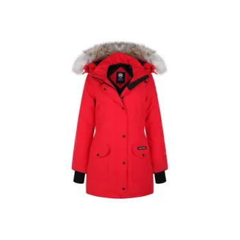 Canada Goose Women's Trillium Parka Heritage Jacket Classic Fit Red