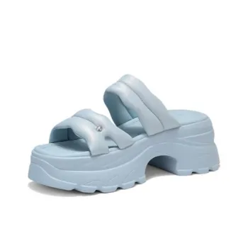 JESSICA SOPHIA PU Polyurethane Slip Resistant Abrasion Resistant Slide Slippers Women's