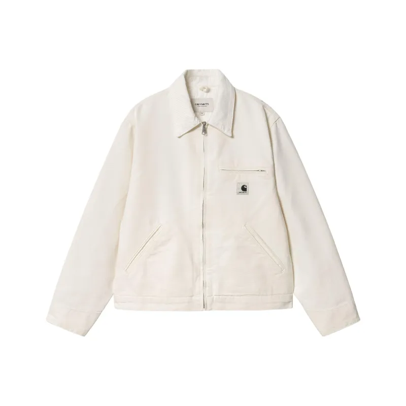Carhartt WIP SS24 W' OG Detroit Jacket Jackets Coats Women's Ecru-0