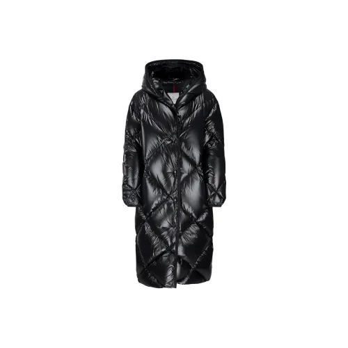 Moncler Cotonniere Long Shiny Puffer Coat 'Black'