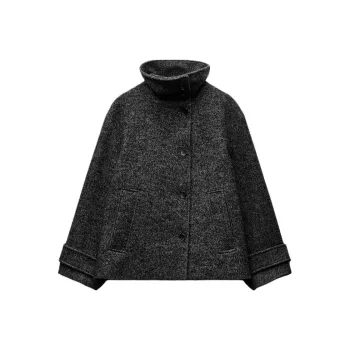 ZARA ZW Series Jackets Coats Women's Blue/Gray