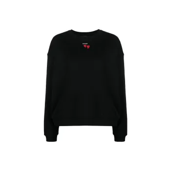 PINKO Logo Intarsia knit Cotton Jumper