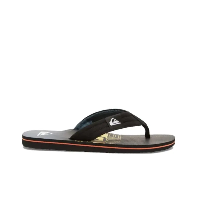 Quiksilver Abrasion Resistant Flip Flops Men's Black-1