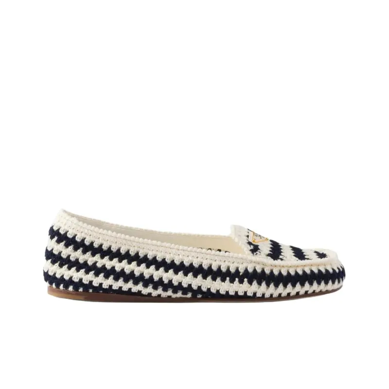 PRADA Crochet Loafers Women's-1