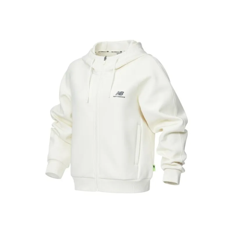 New Balance Jackets Women's Ivory White-0