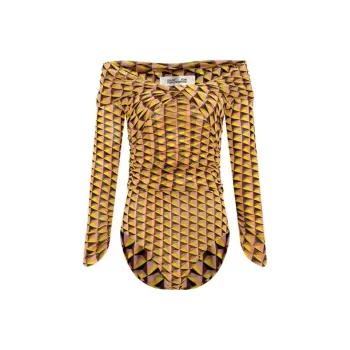 DVF Diane Von Furstenberg Bodysuits Women's Yellow