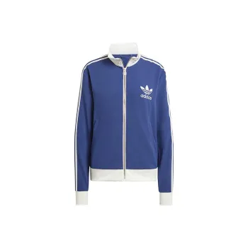 adidas originals Premium Crepe Track Top Dark Blue