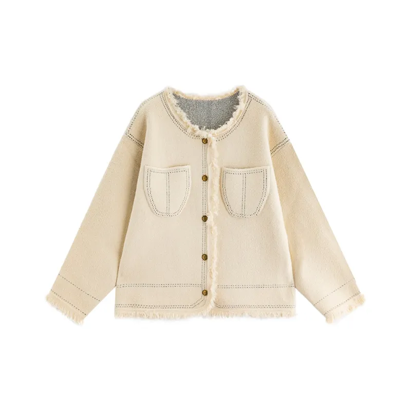 Juden Choi Jackets Coats Women's Beige-0