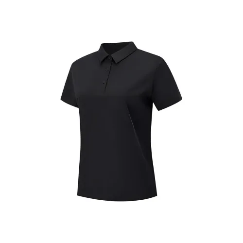 XTEP Variety Training Collection Polo Shirt Women's Jet Black